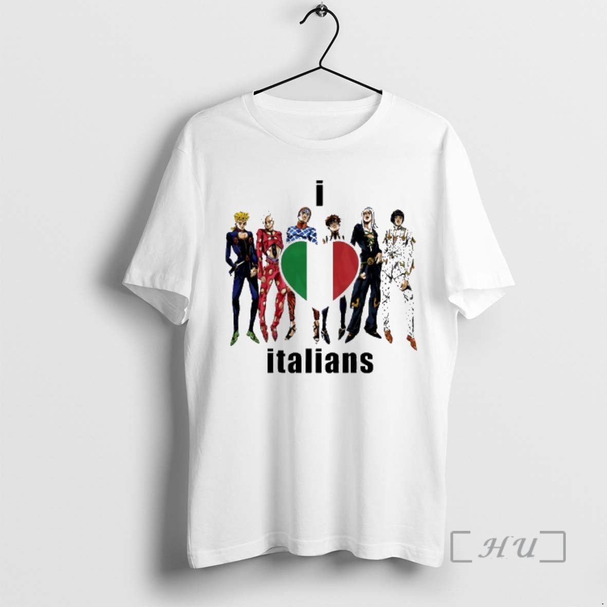 Officials I Heart Italians Bucciarati Jojos Bizarre Adventure T-Shirts, Hoodie, Sweatshirt | HypeCrazeTee.com