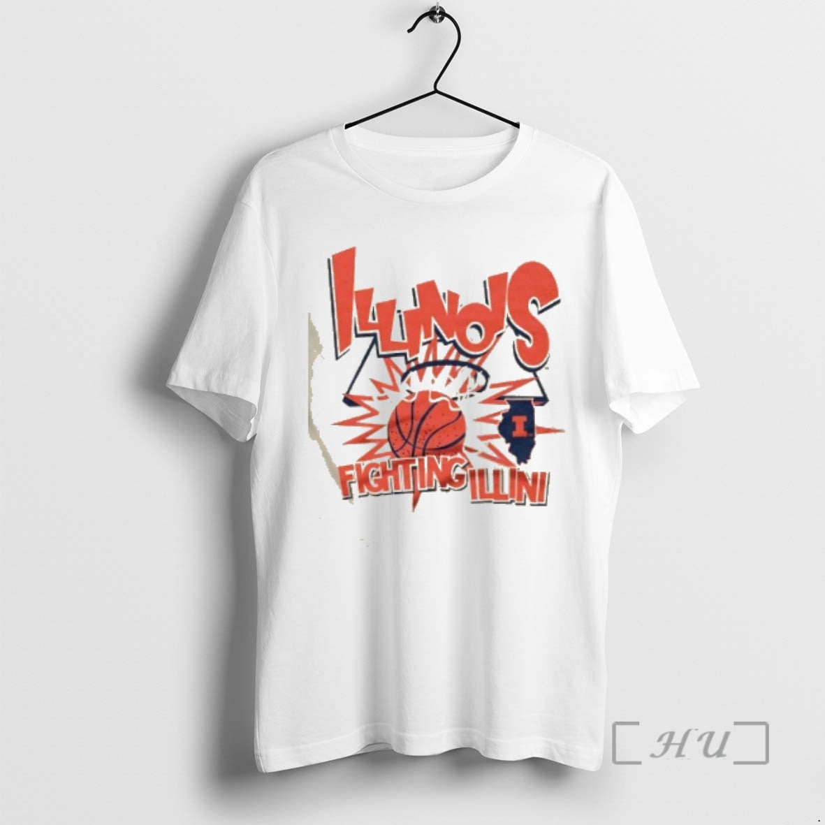Officials Illinois Fighting Illini Basketball Slam T-Shirts, Hoodie, Sweatshirt | HypeCrazeTee.com