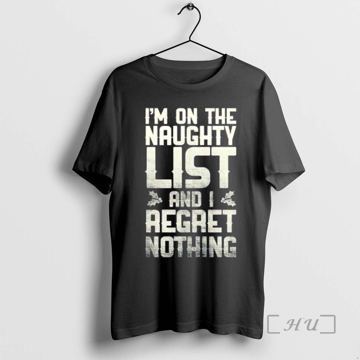 Officials Im On The Naughty List And I Regret Nothing Retro Premium T Shirts Sweater Hoodie, Sweatshirt | HypeCrazeTee.com