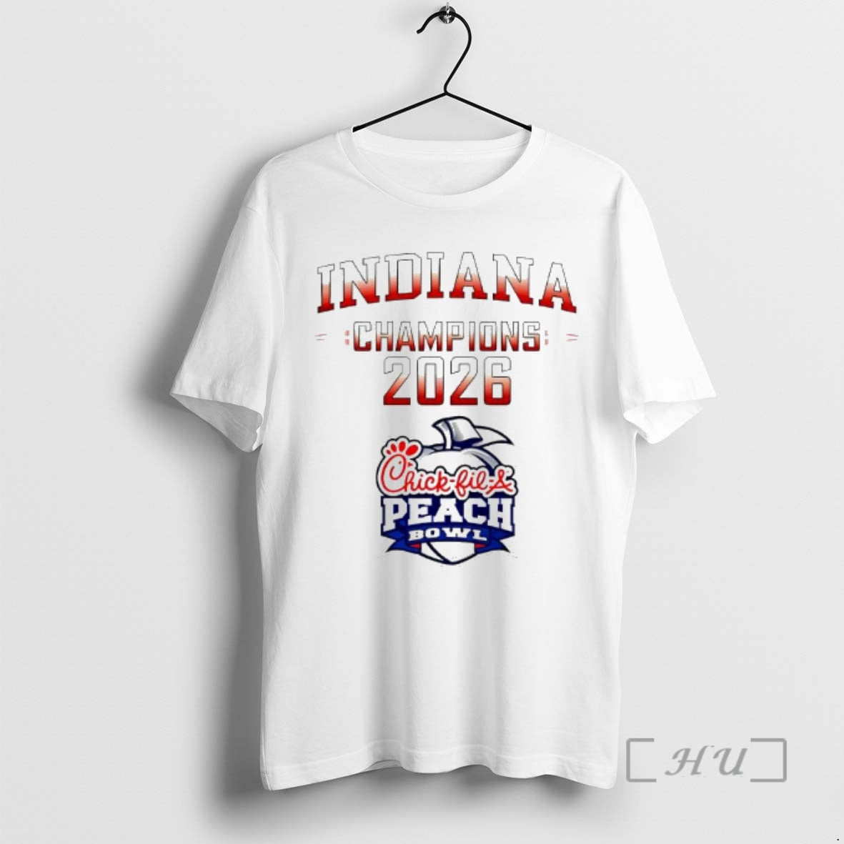 Officials Indiana Champions 2026 Chick Fil A Peach Bowl T-Shirts, Hoodie, Sweatshirt | HypeCrazeTee.com