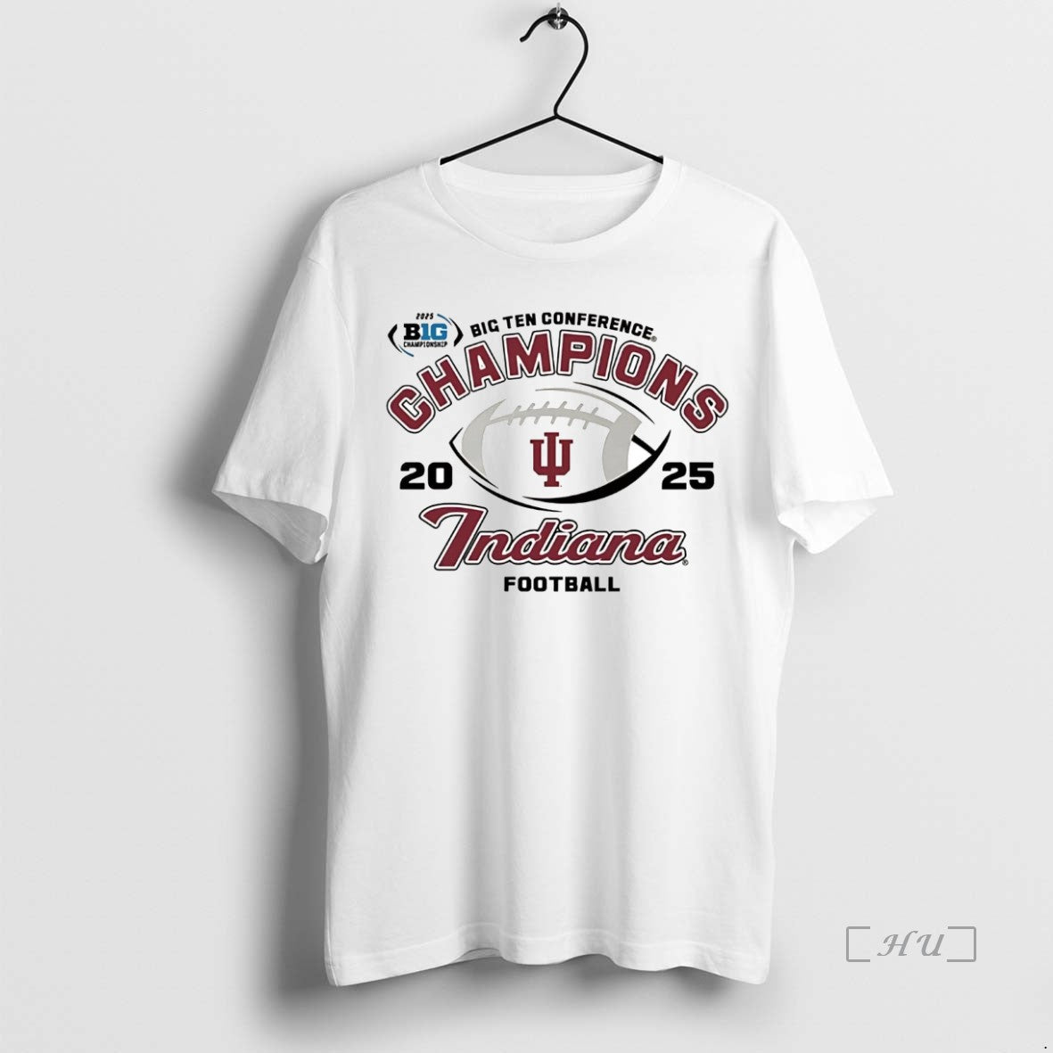 Officials Indiana Football 2025 Big Ten Football Champions T-Shirts, Hoodie, Sweatshirt | HypeCrazeTee.com