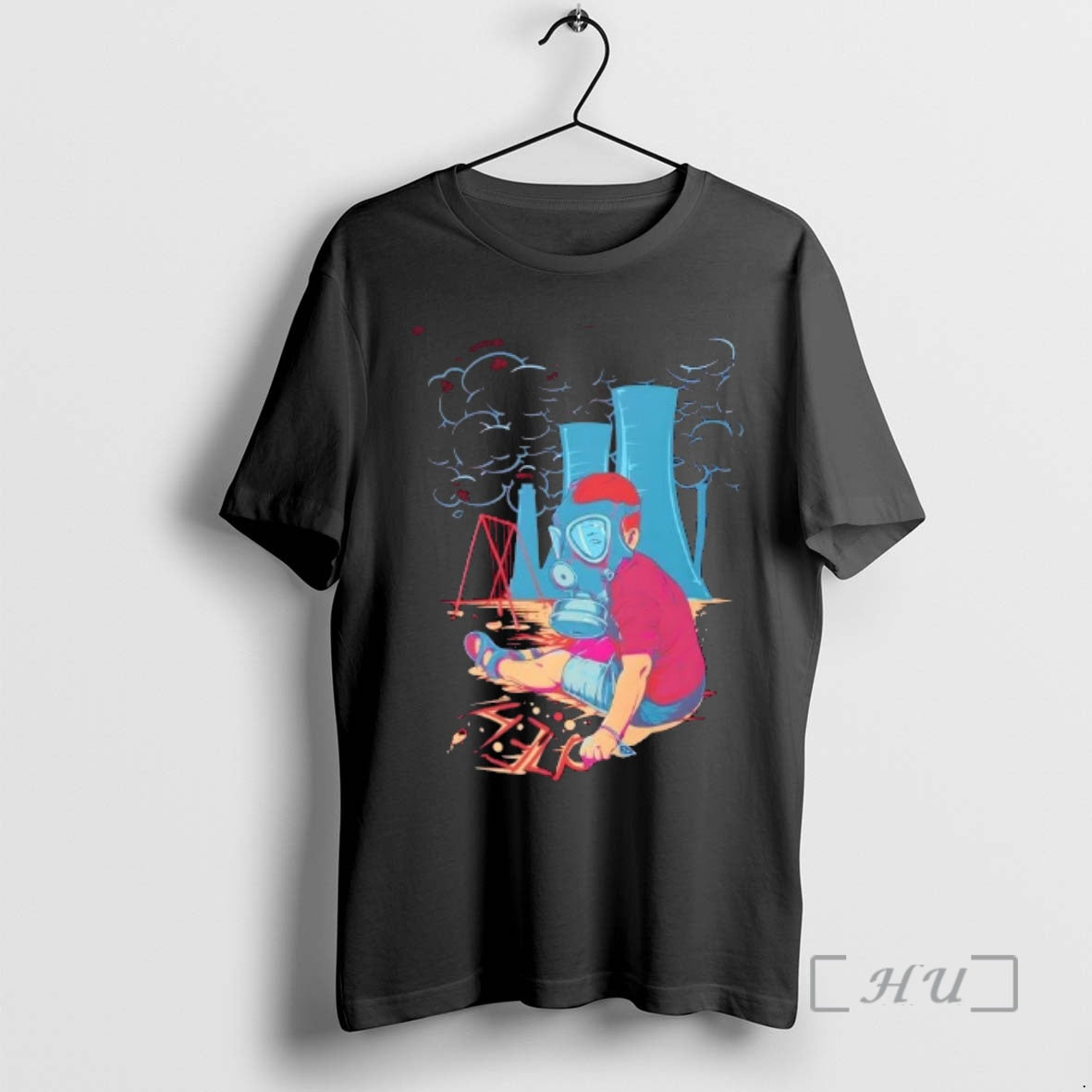 Officials Innocence Lost Child In Gas Mask Cartoon T-Shirts, Hoodie, Sweatshirt | HypeCrazeTee.com