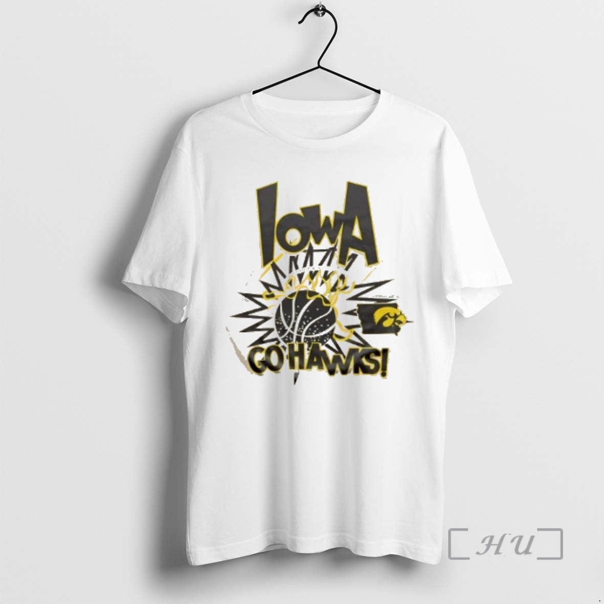 Officials Iowa Hawkeyes Go Hawks Slam T-Shirts, Hoodie, Sweatshirt | HypeCrazeTee.com
