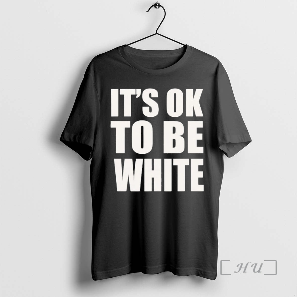 Officials Its Ok To Be White Text T-Shirts, Hoodie, Sweatshirt | HypeCrazeTee.com