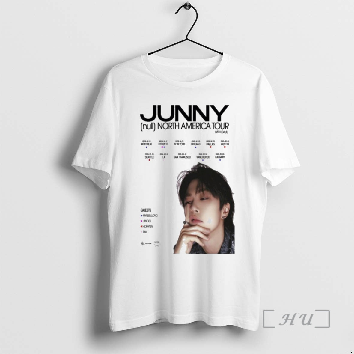Officials Junny North America Tour 2026 T-Shirts, Hoodie, Sweatshirt | HypeCrazeTee.com