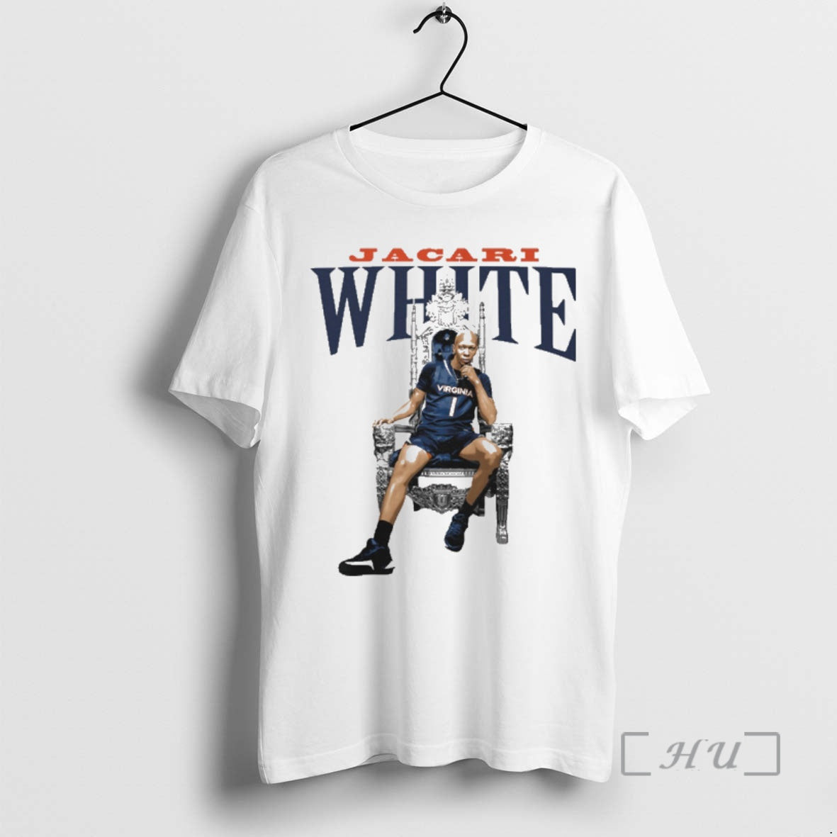Officials Jacari White Virginia Cavaliers Basketball Portrait T-Shirts, Hoodie, Sweatshirt | HypeCrazeTee.com