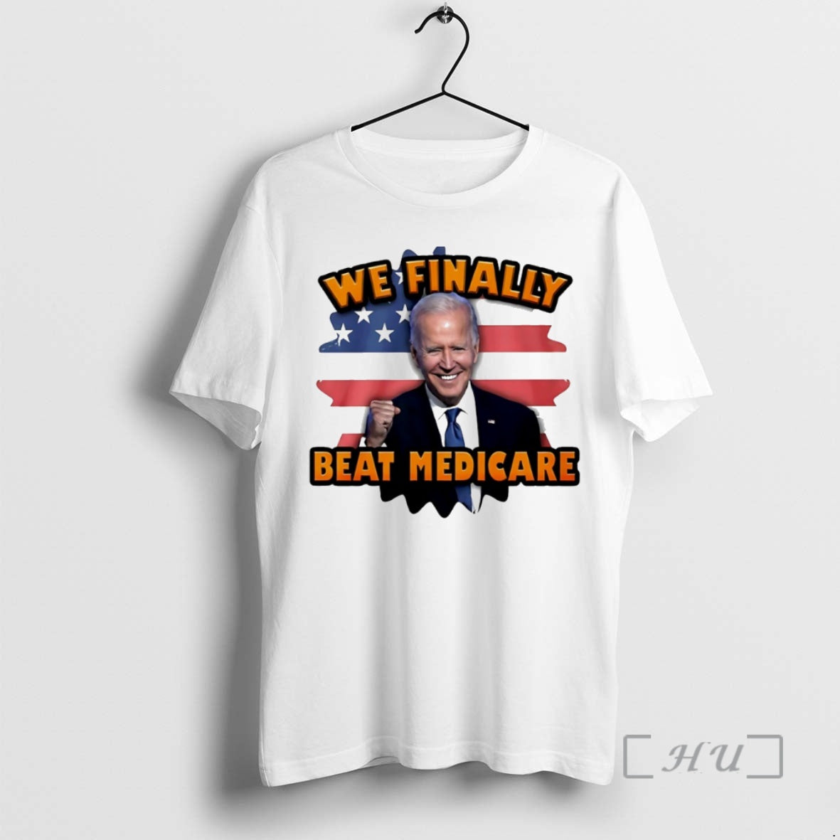 Officials Joe Biden We Finally Beat Medicare Circle T-Shirts, Hoodie, Sweatshirt | HypeCrazeTee.com