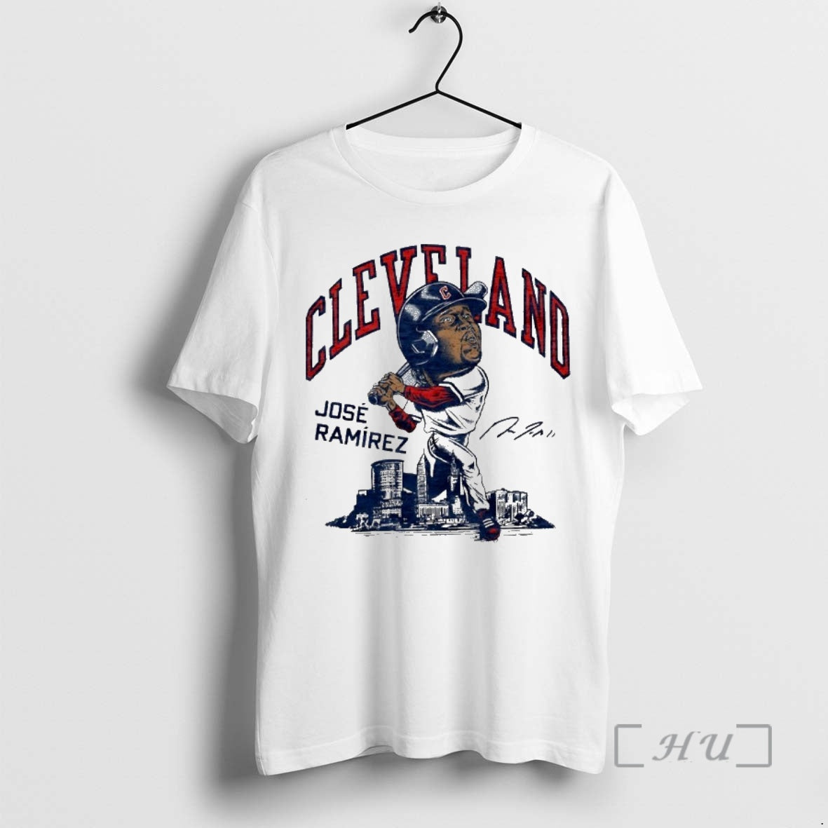 Officials Jose Ramirez Cleveland Guardians Superstar Caricature Signature T-Shirts, Hoodie, Sweatshirt | HypeCrazeTee.com