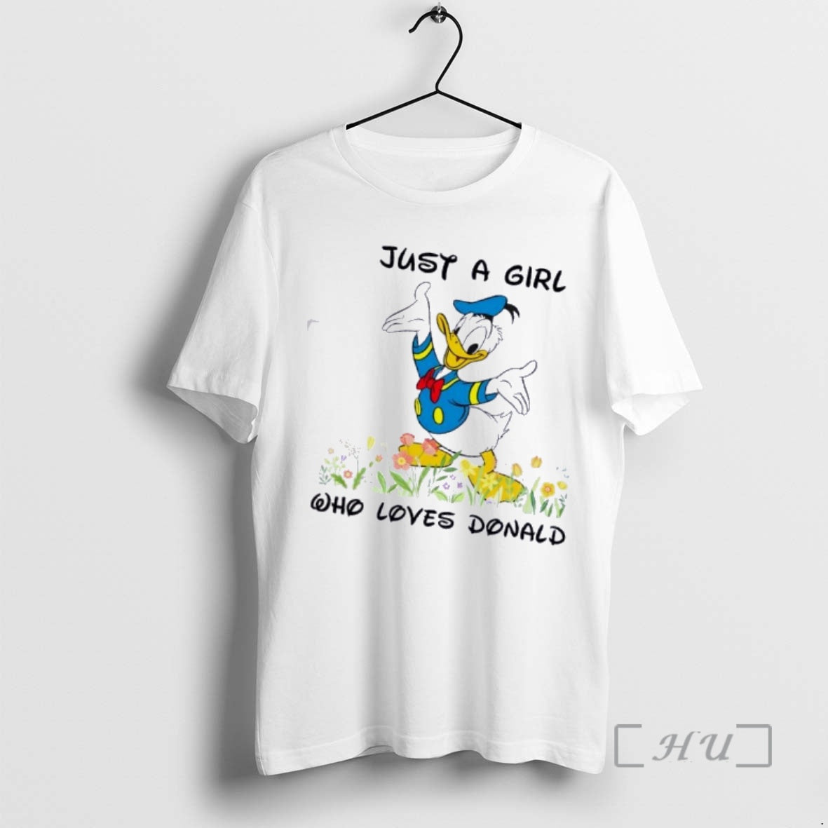 Officials Just A Girl Who Loves Donald Duck T-Shirts, Hoodie, Sweatshirt | HypeCrazeTee.com