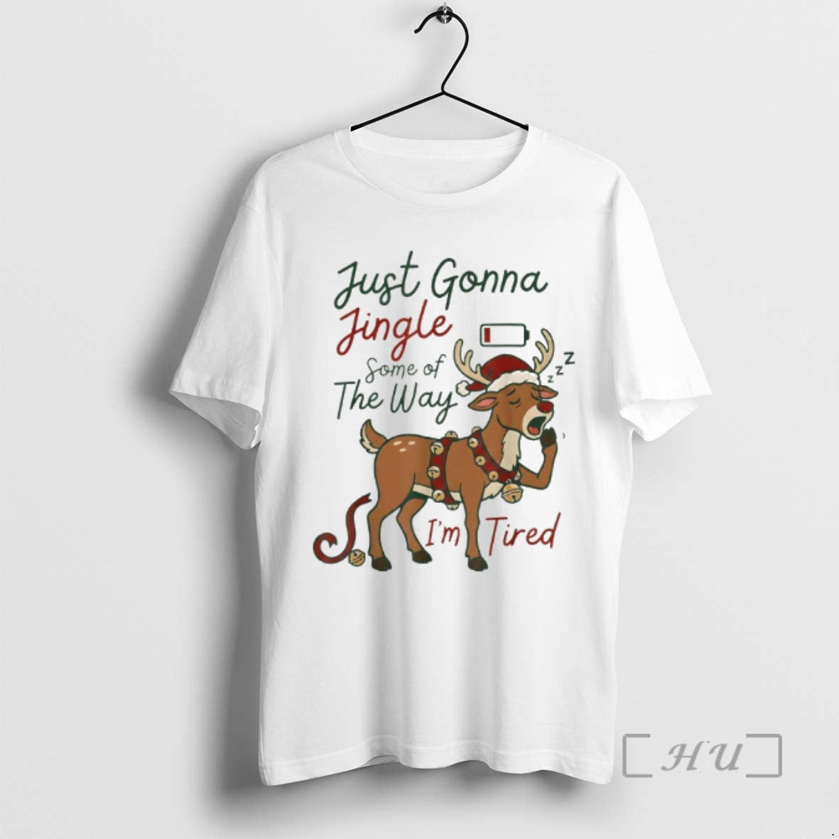 Officials Just Gonna Jingle Some Of The Way Im Tired Reindeer Christmas Premium T Shirts Hoodie, Sweatshirt