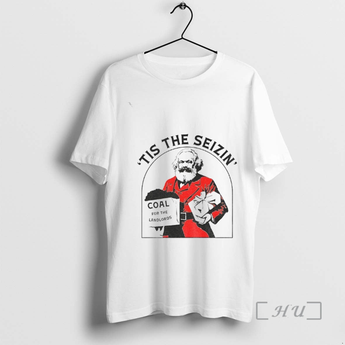 Officials Karl Marx Communist Christmas Tis The Seizin Coal For The Landlords Premium T Shirts Hoodie, Sweatshirt