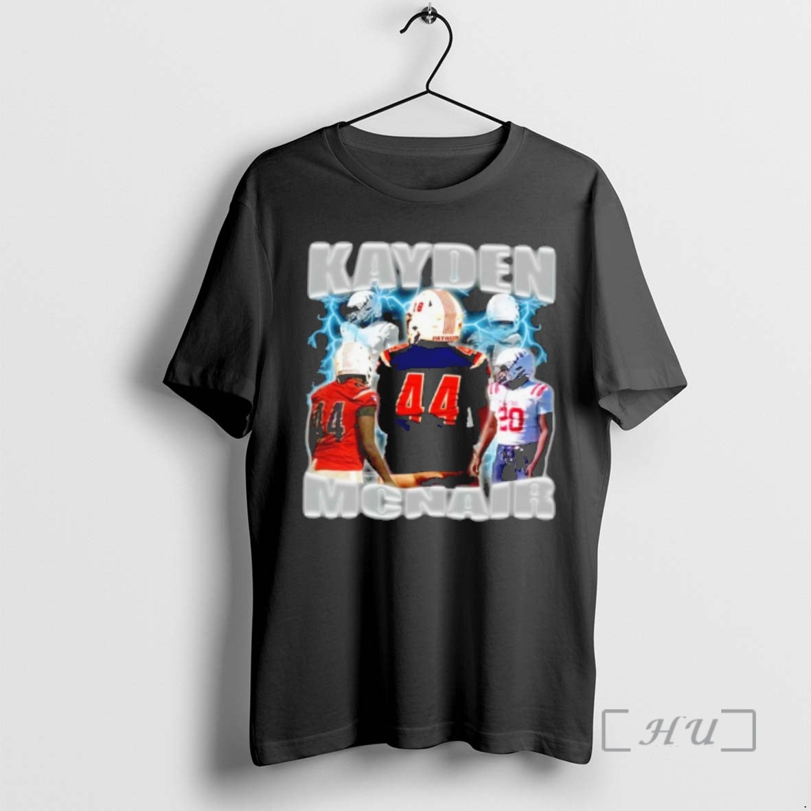 Officials Kayden Mcnair Football Lightning Graphic T-Shirts, Hoodie, Sweatshirt | HypeCrazeTee.com