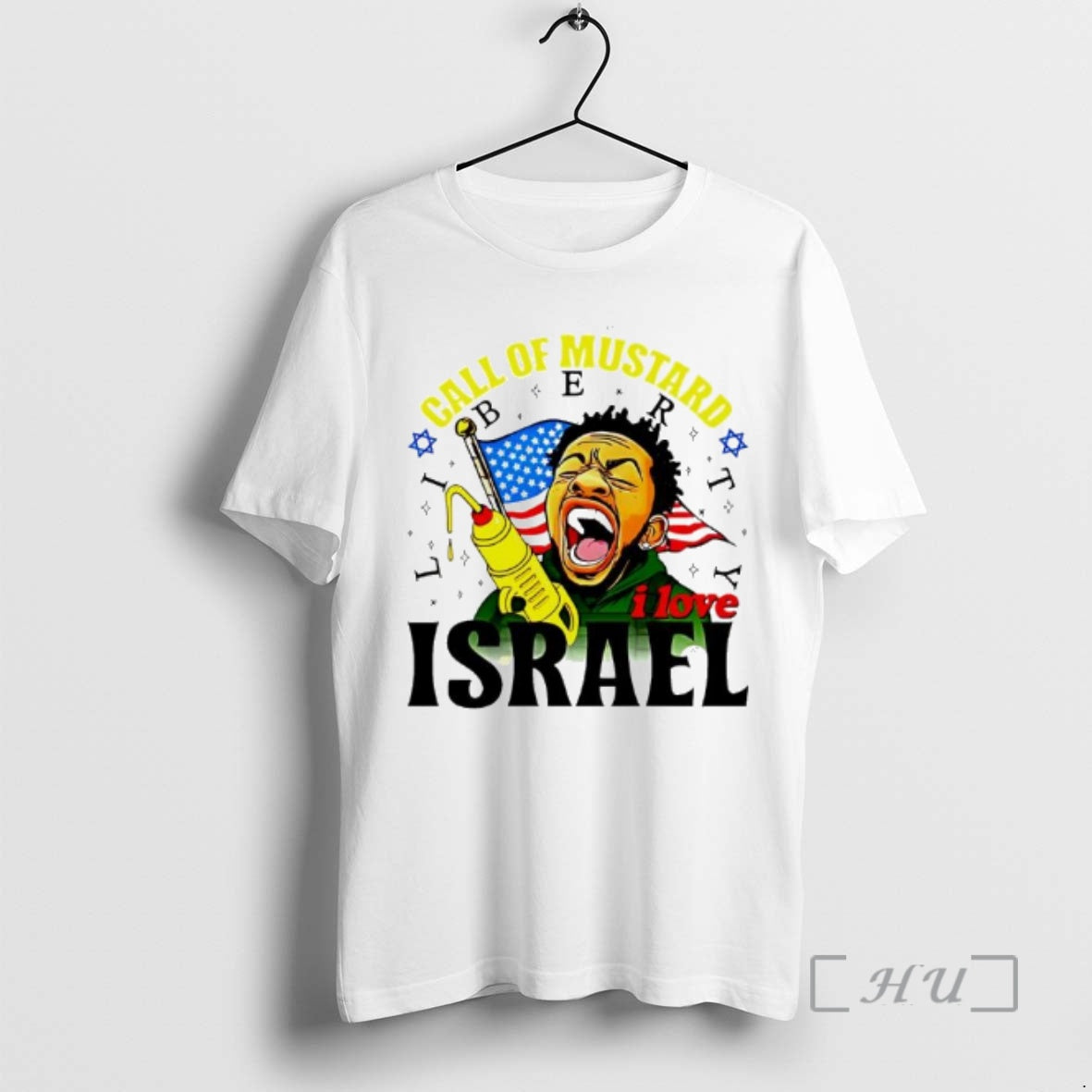 Officials Kendrick Call Of Mustard I Love Israel Graphic T-Shirts, Hoodie, Sweatshirt | HypeCrazeTee.com