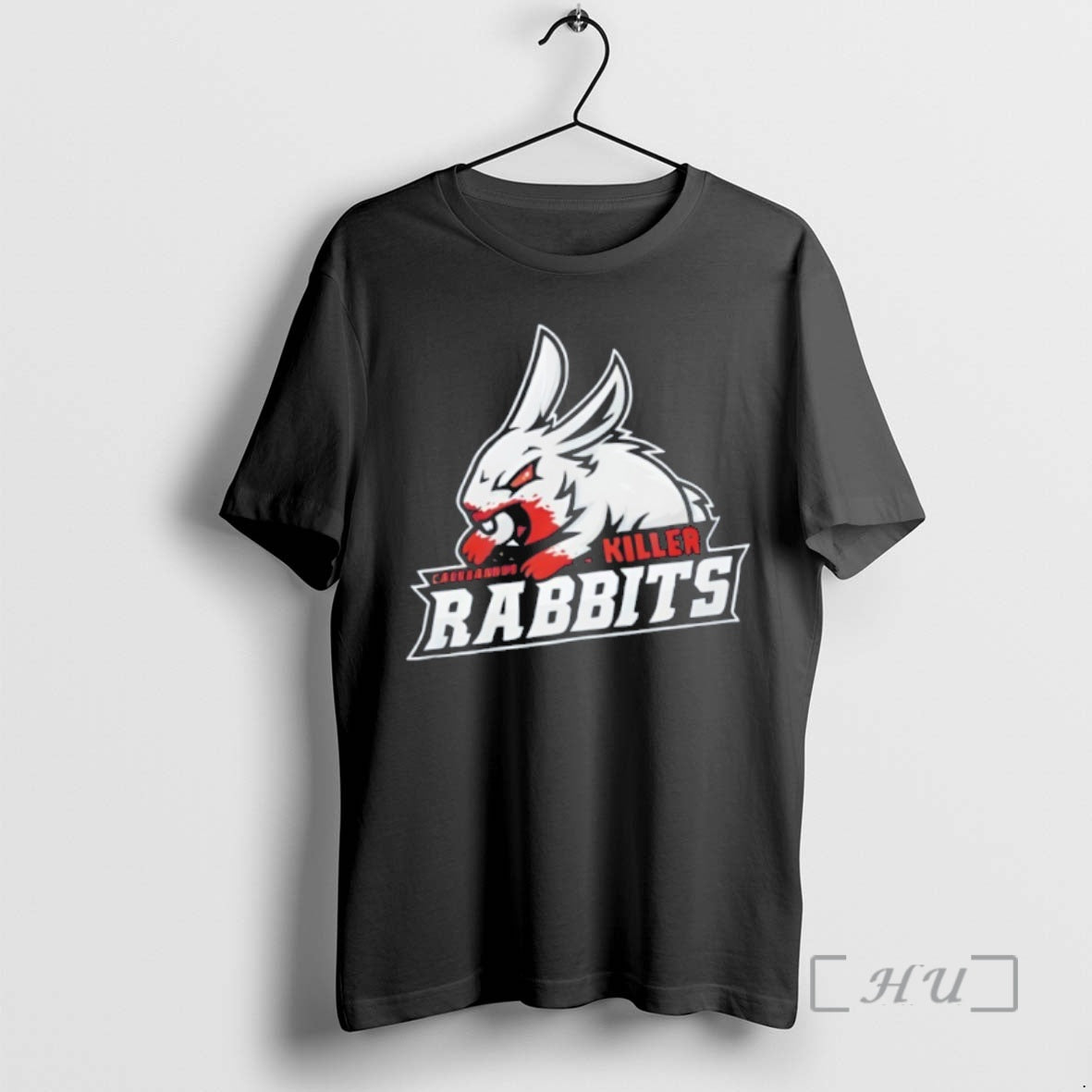 Officials Killer Rabbit Of Caerbannog Bloody Bunny Mascot T-Shirts, Hoodie, Sweatshirt | HypeCrazeTee.com