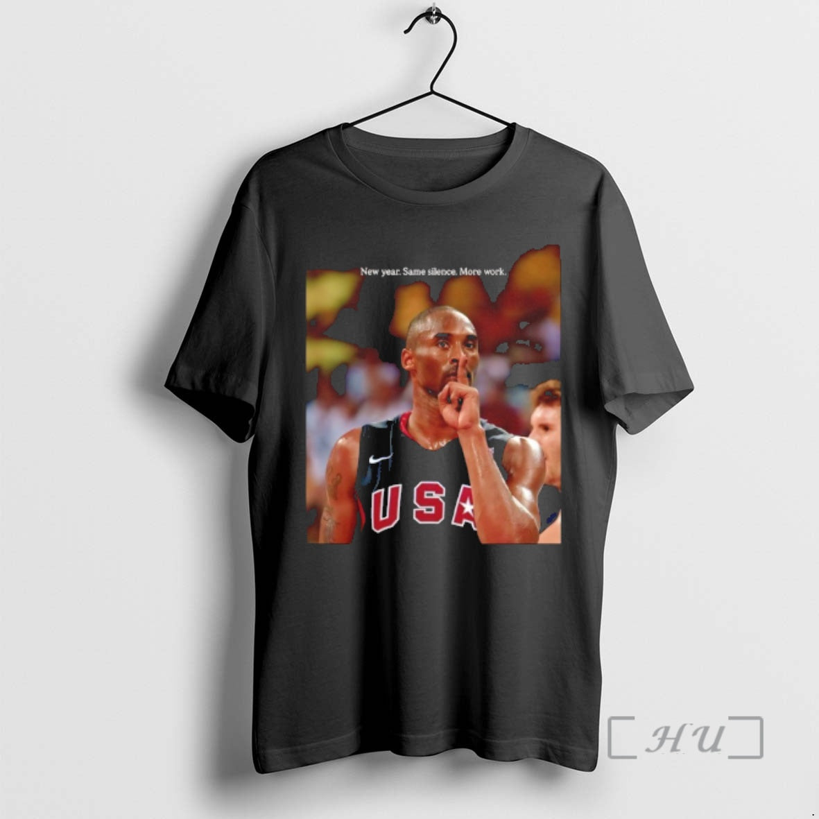 Officials Kobe Bryant New Year Same Silence More Work T-Shirts, Hoodie, Sweatshirt | HypeCrazeTee.com