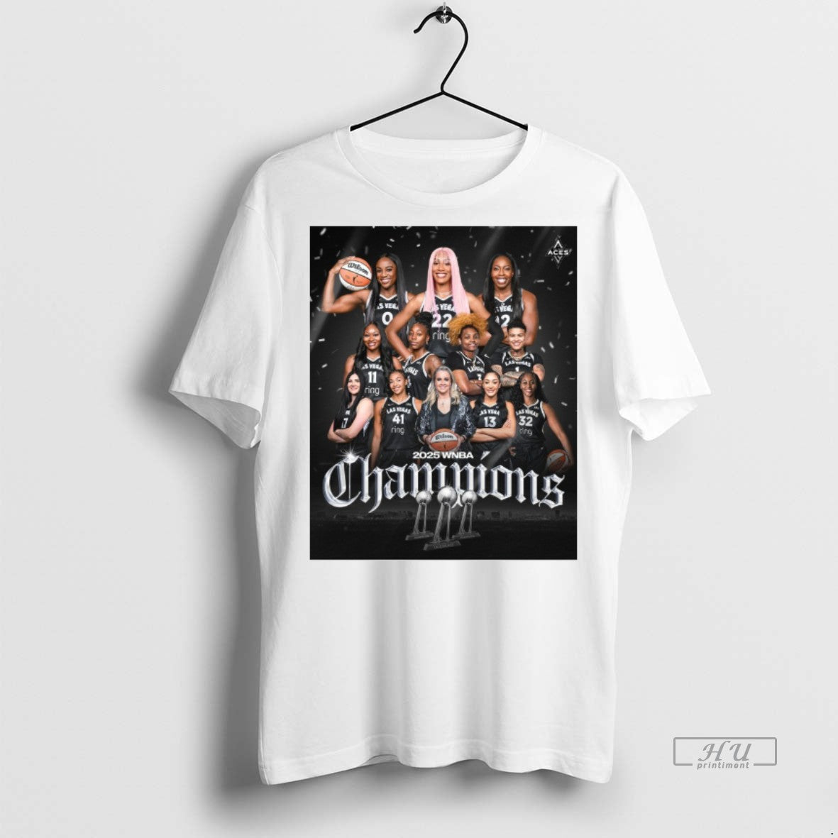 Officials Las Vegas Aces Basketball Are The 2025 Wnba Champions Tee Shirt Sweater