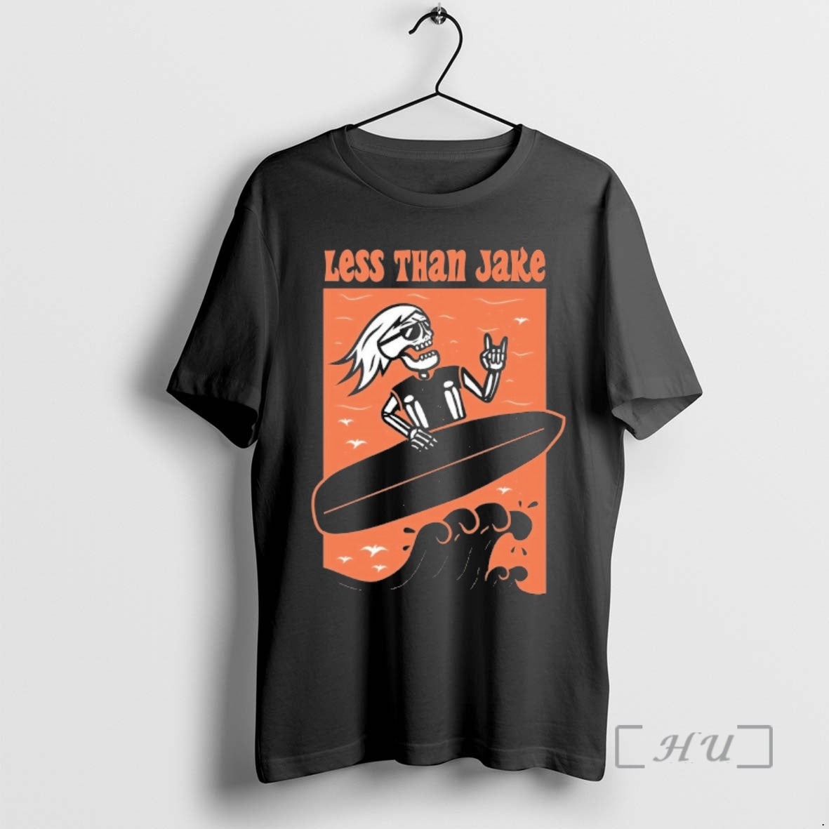 Officials Less Than Jake Surfer Dude Skeleton T-Shirts, Hoodie, Sweatshirt | HypeCrazeTee.com