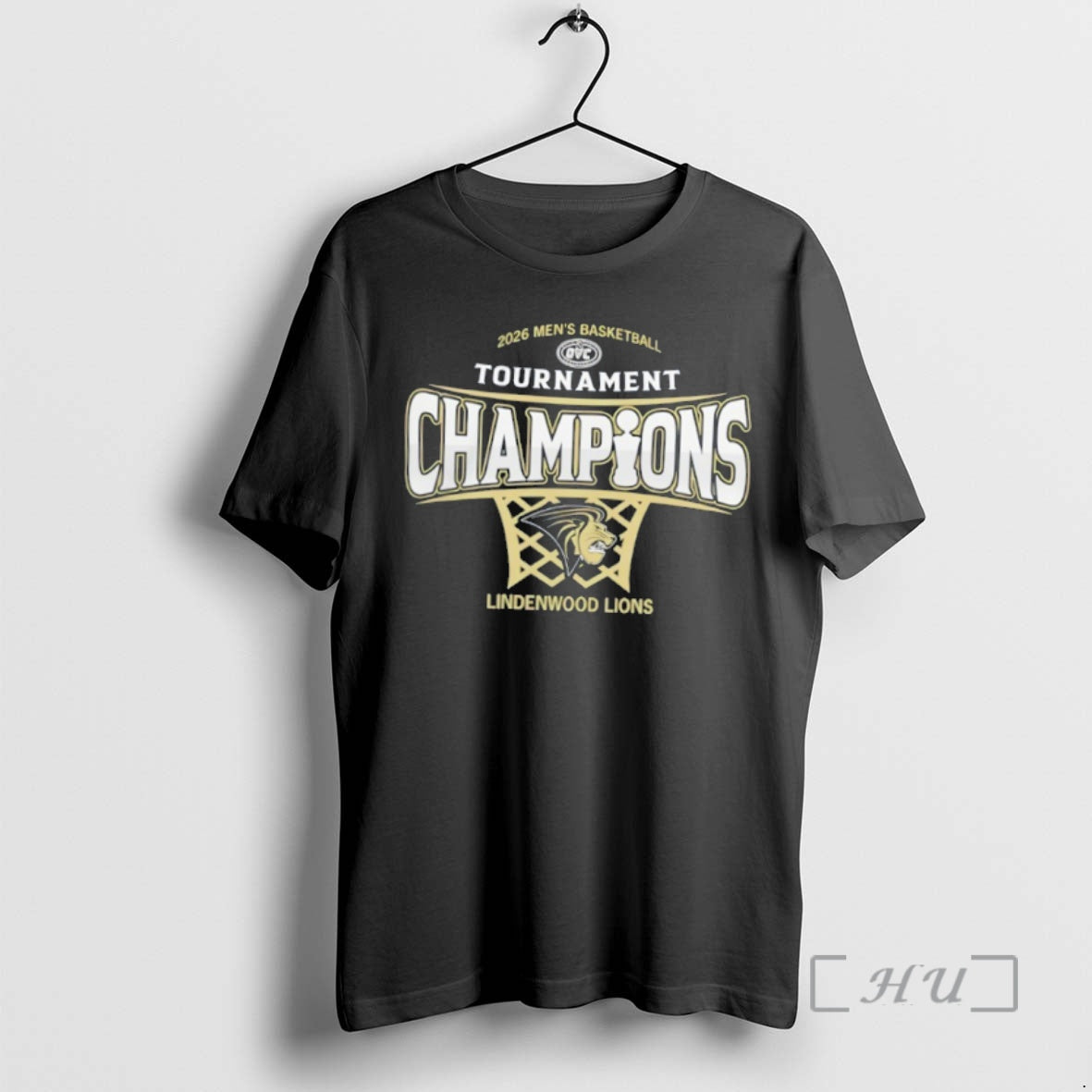 Officials Lindenwood Lions Mens Basketball 2026 Ovc Conference Tournament Champions T-Shirts, Hoodie, Sweatshirt