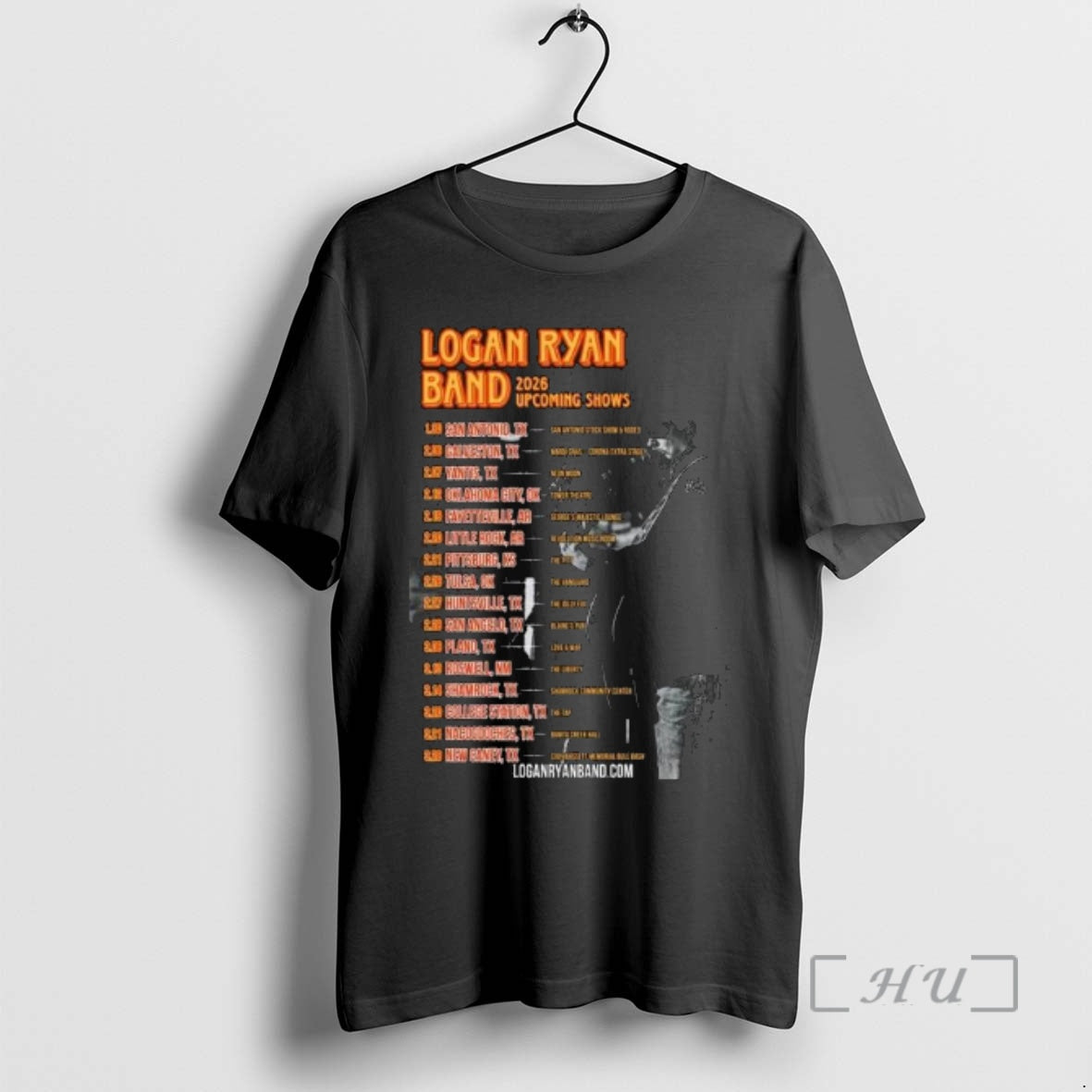 Officials Logan Ryan Band 2026 Upcoming Shows T-Shirts, Hoodie, Sweatshirt | HypeCrazeTee.com