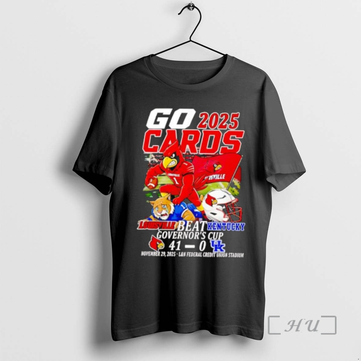 Officials Louisville Cardinals Beat Kentucky Wildcats Governors Cup 2025 T-Shirts, Hoodie, Sweatshirt | HypeCrazeTee.com
