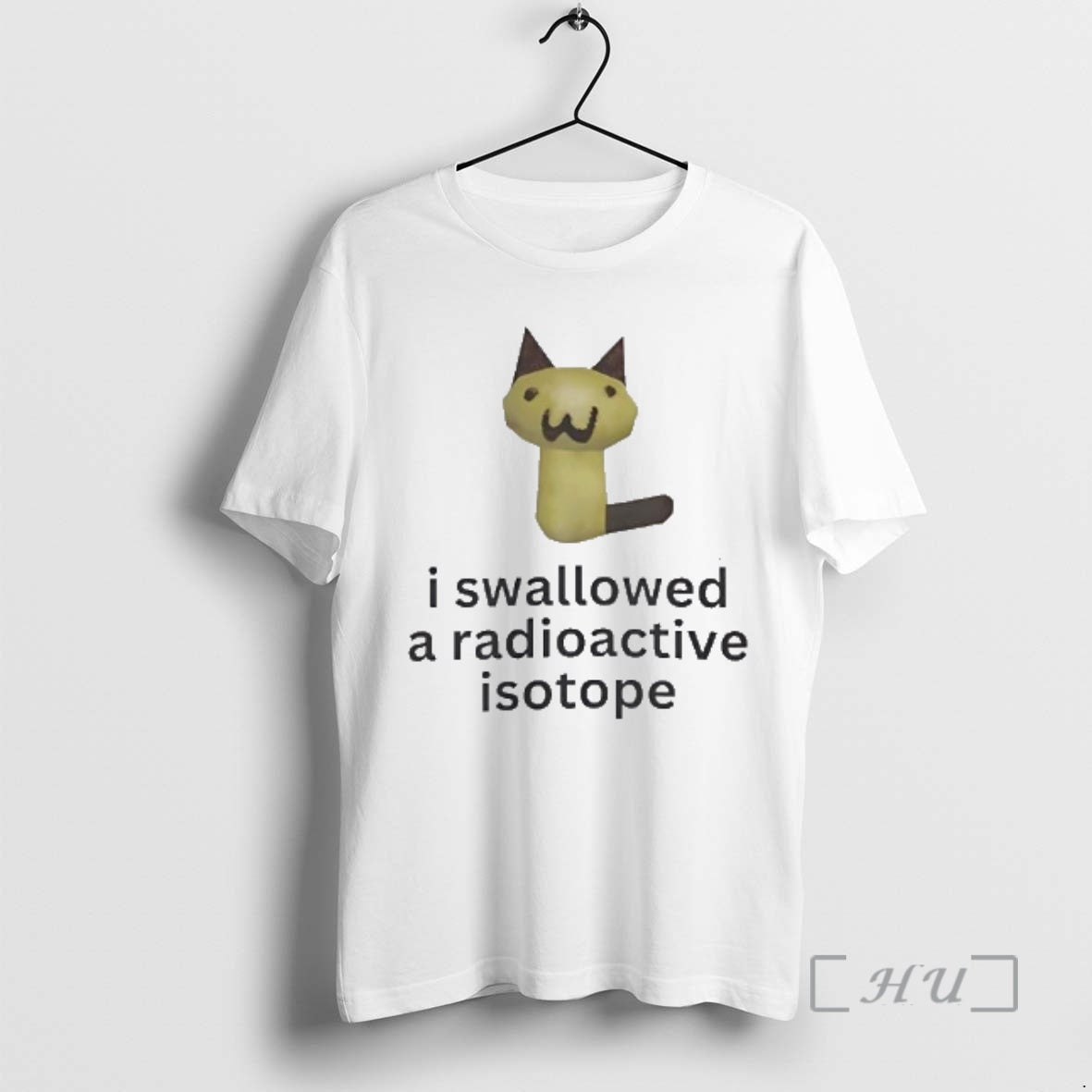 Officials Low Poly Cat I Swallowed A Radioactive Isotope T-Shirts, Hoodie, Sweatshirt | HypeCrazeTee.com
