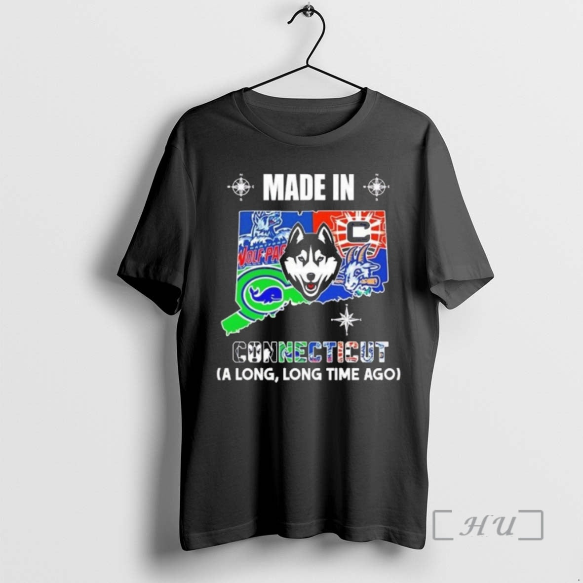 Officials Made In Connecticut A Long Long Time Ago State Logo Map 2026 Premium T-Shirts, Hoodie, Sweatshirt