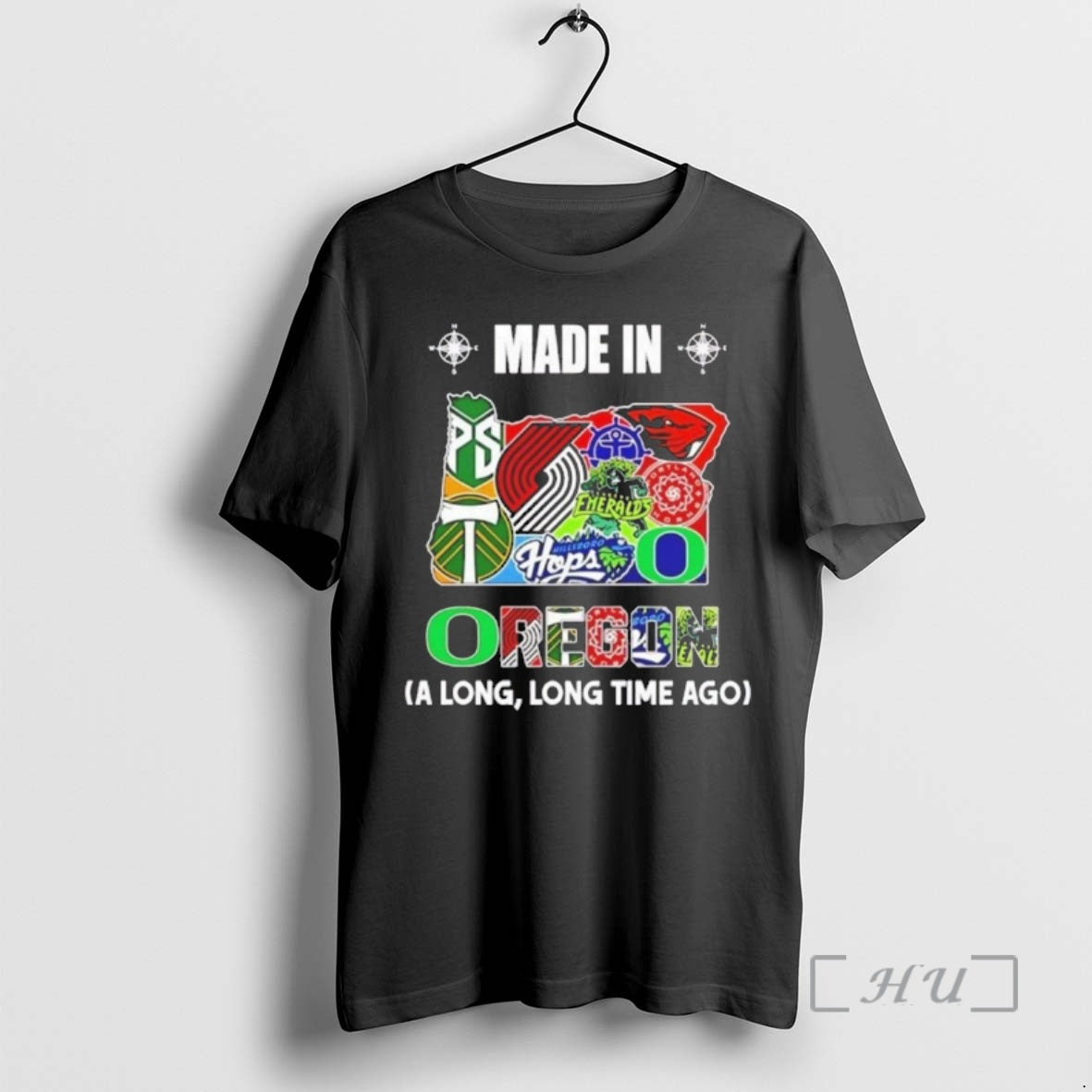 Officials Made In Oregon A Long Long Time Ago State Logo Map 2026 Premium T-Shirts, Hoodie, Sweatshirt | HypeCrazeTee.com