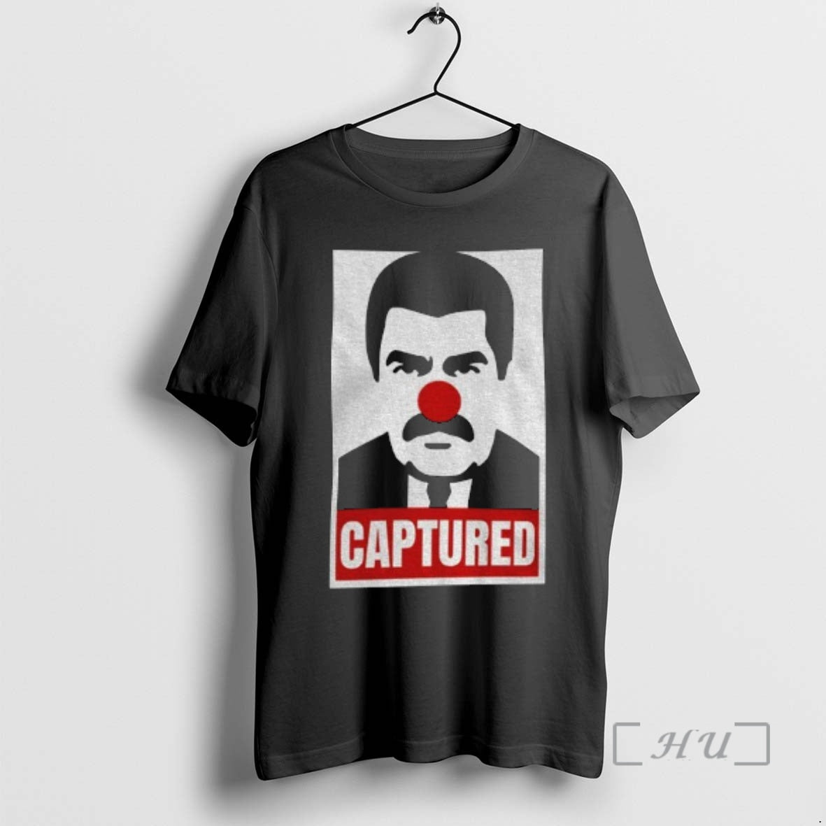 Officials Maduro Clown Captured Style Portrait Fuck Maduro T-Shirts, Hoodie, Sweatshirt | HypeCrazeTee.com