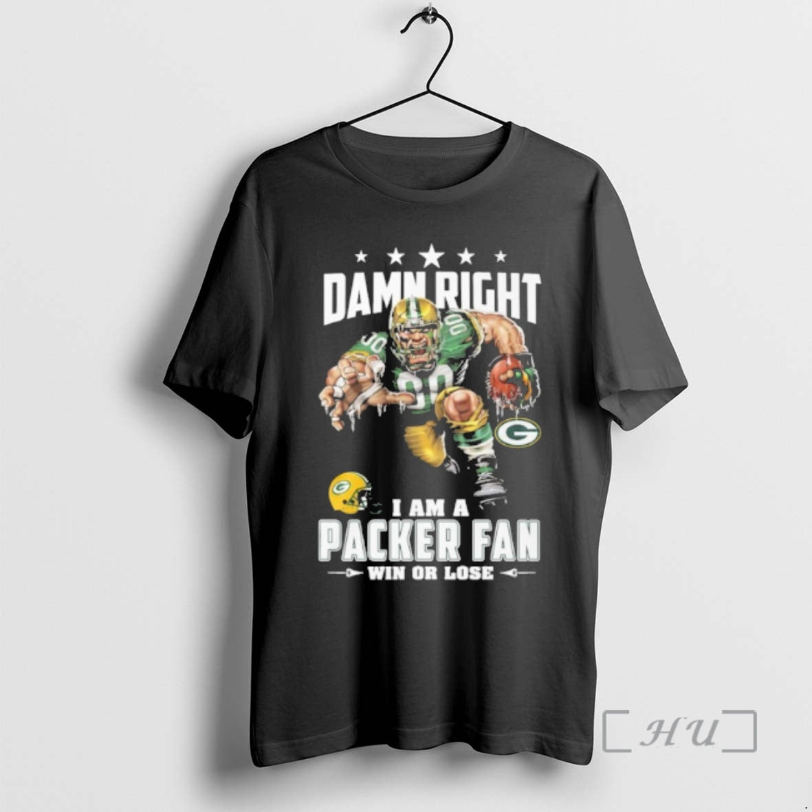 Officials Mascot Damn Right I Am A Packers Fan Win Or Lose Premium T Shirts Hoodie, Sweatshirt | HypeCrazeTee.com