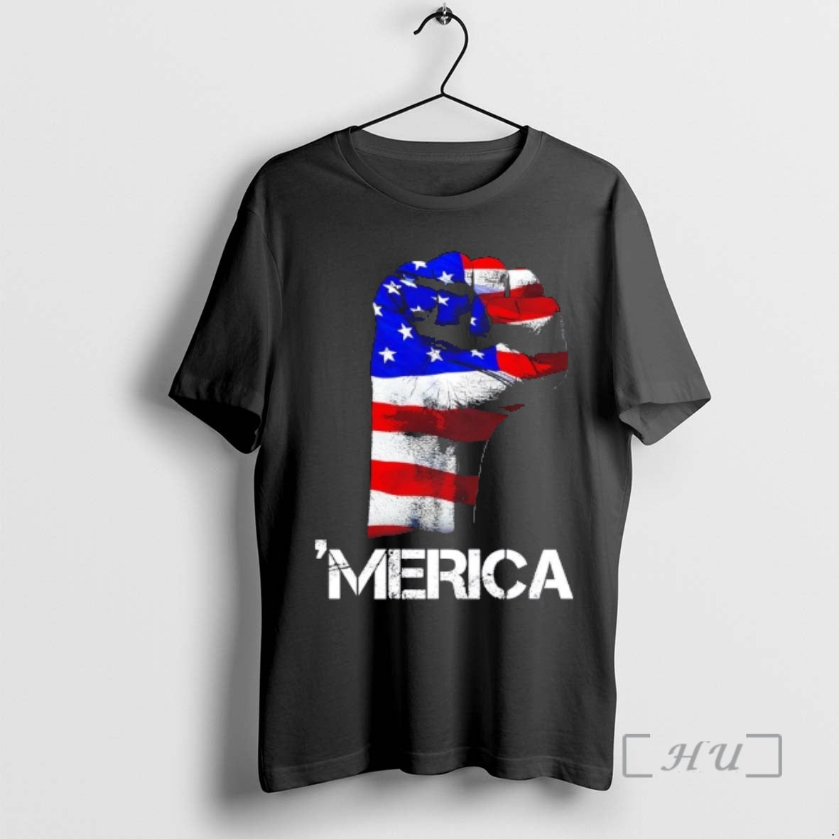 Officials Merica Freedom Fist Flag T-Shirts, Hoodie, Sweatshirt | HypeCrazeTee.com