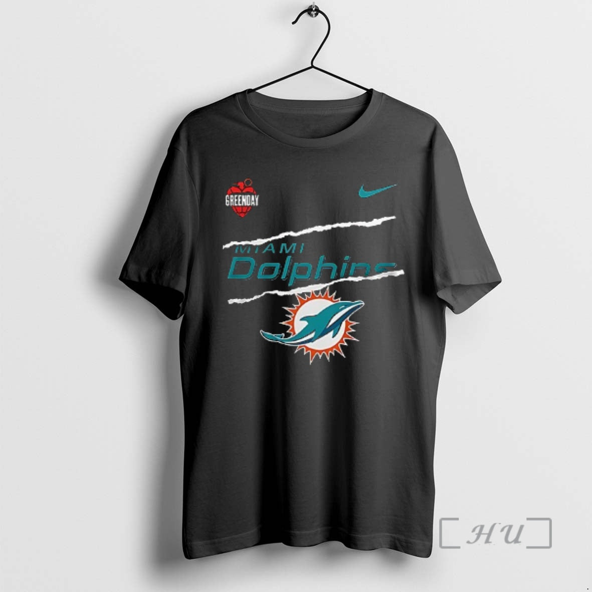 Officials Miami Dolphins X Green Day Graphic T-Shirts, Hoodie, Sweatshirt | HypeCrazeTee.com
