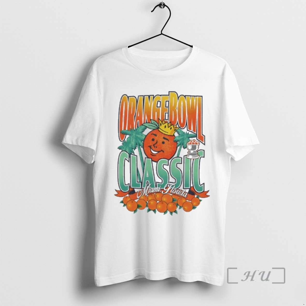 Officials Miami Floria Orange Bowl Graphic Retro T-Shirts, Hoodie, Sweatshirt | HypeCrazeTee.com