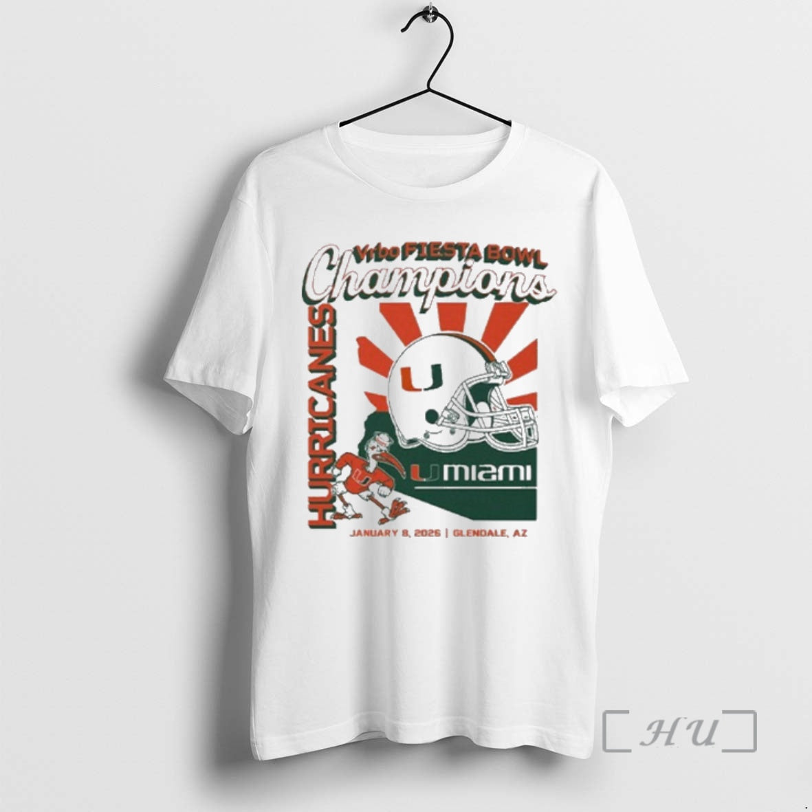 Officials Miami Football Fiesta Bowl Champions T-Shirts, Hoodie, Sweatshirt | HypeCrazeTee.com