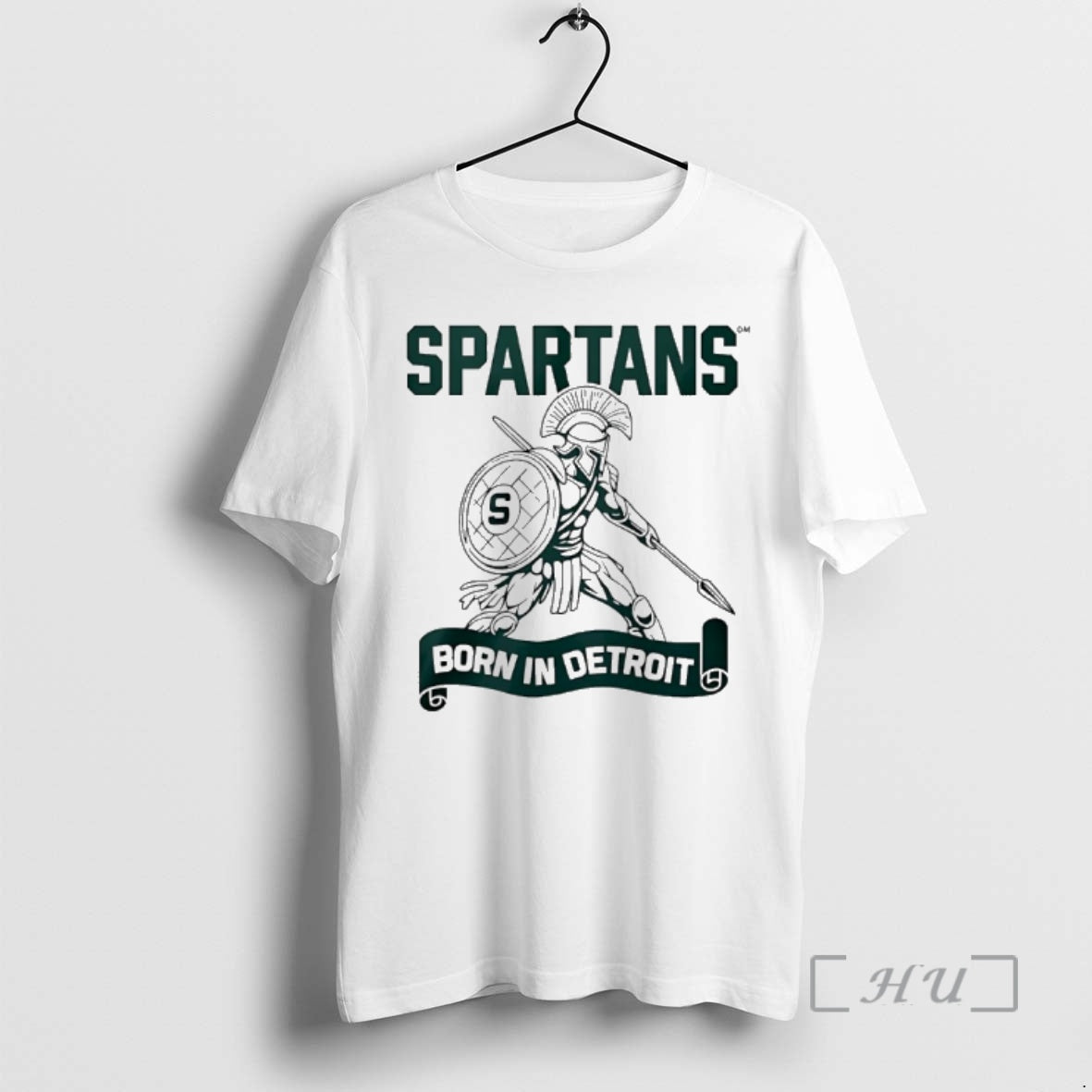 Officials Michigan State Spartans Born In Detroit T-Shirts, Hoodie, Sweatshirt | HypeCrazeTee.com