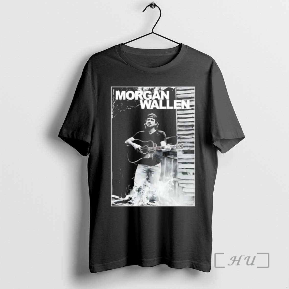 Officials Morgan Wallen Guitar Photo Graphic T-Shirts, Hoodie, Sweatshirt | HypeCrazeTee.com