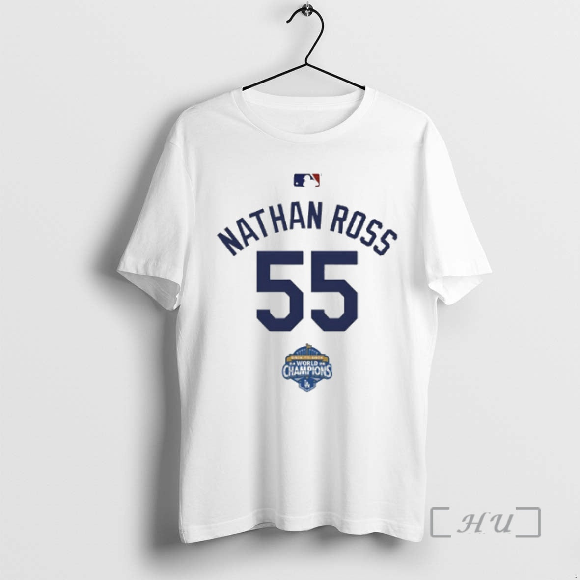 Officials Nathan Ross 55 Back To Back Champs World Champions T-Shirts, Hoodie, Sweatshirt | HypeCrazeTee.com