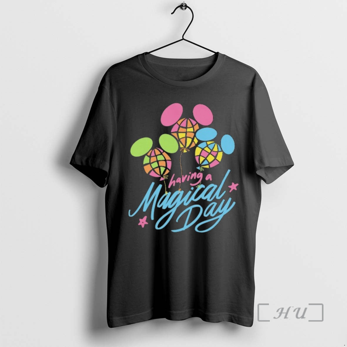 Officials Neon Checkered Balloon Having A Magical T-Shirts, Hoodie, Sweatshirt | HypeCrazeTee.com