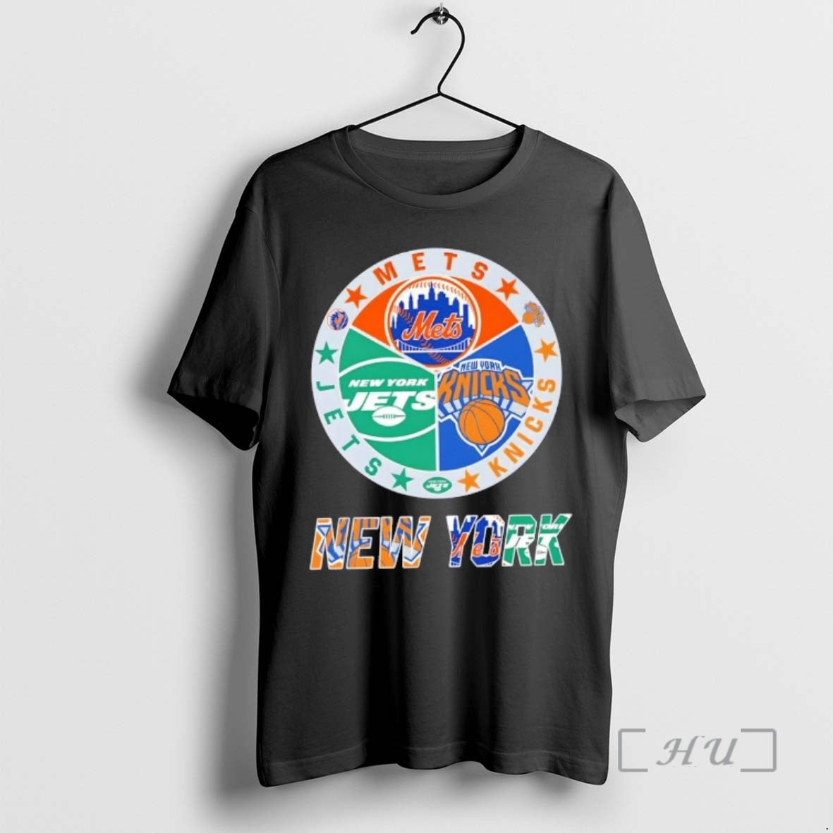 Officials New York City Sports Mets Knicks Jets Logos Combine T-Shirts, Hoodie, Sweatshirt | HypeCrazeTee.com