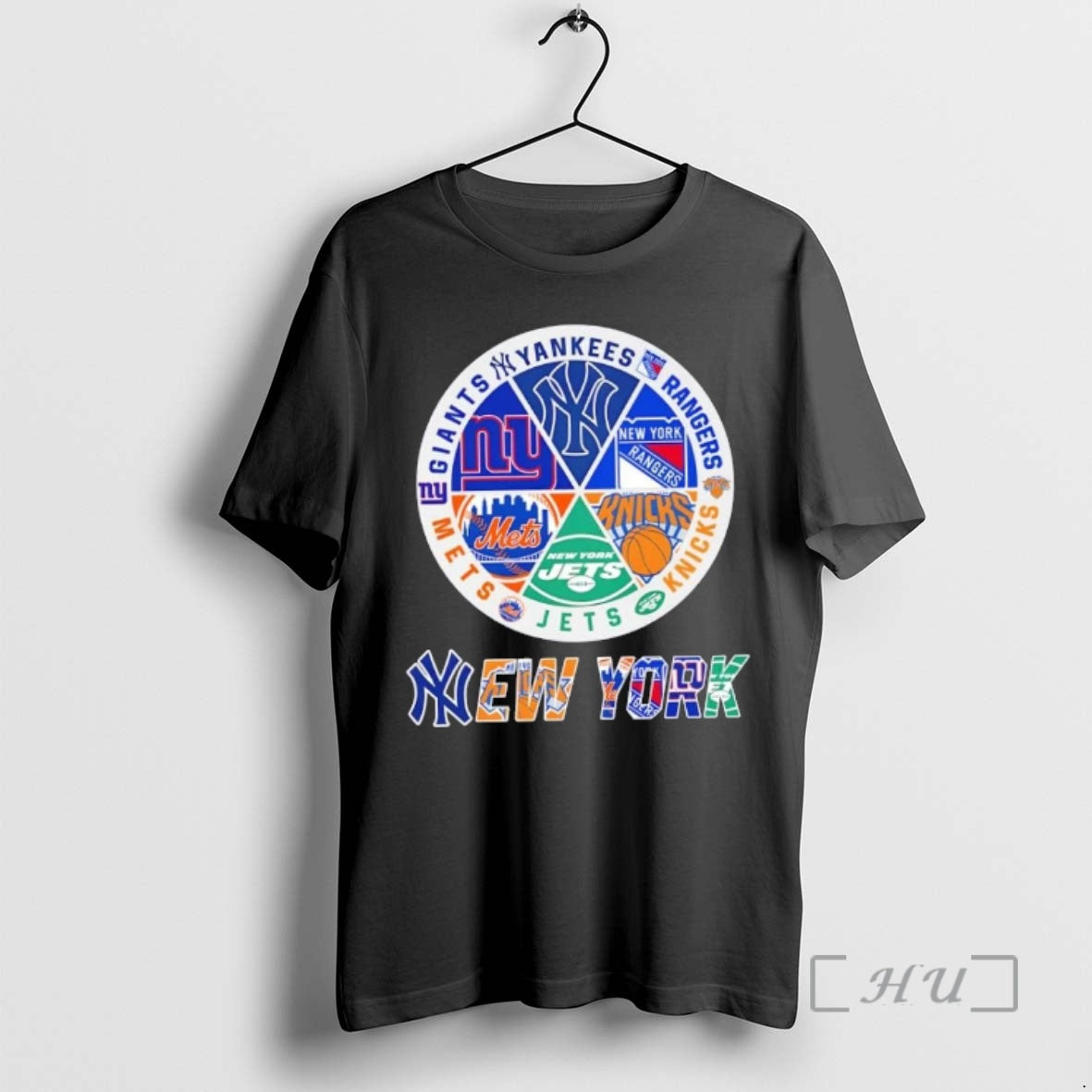 Officials New York City Sports Yankees Rangers Knicks Jets Mets Giants Logos Combine Premium T-Shirts, Hoodie, Sweatshirt