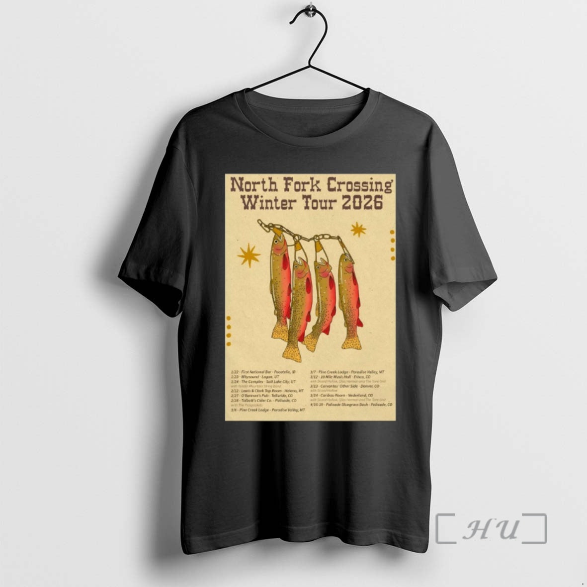 Officials North Fork Crossing 2026 Winter Tour T-Shirts, Hoodie, Sweatshirt | HypeCrazeTee.com
