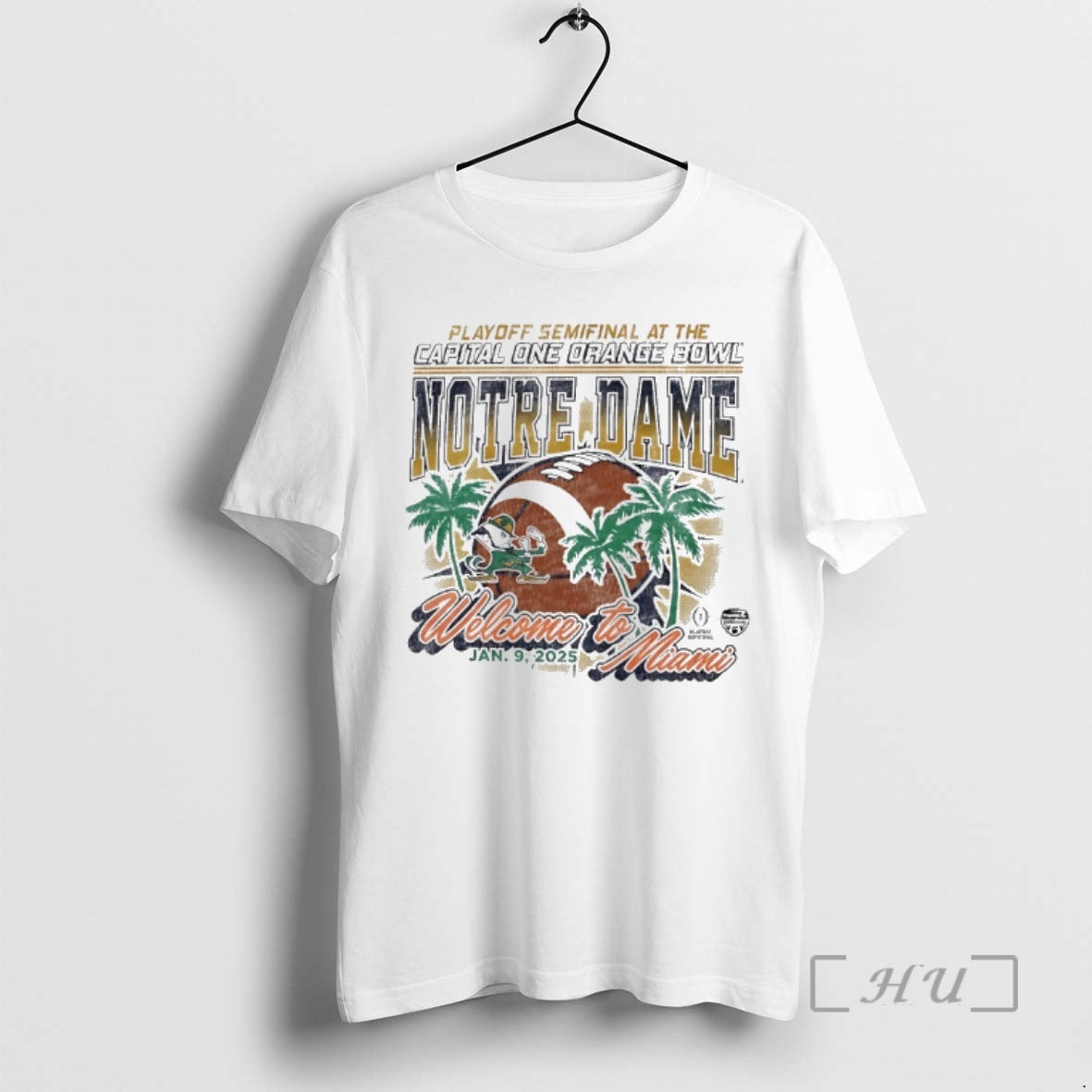 Officials Notre Dame Fighting Irish Playoff Semifinal At The Capital One Orange Bowl 2025 Vintage T-Shirts, Hoodie,...