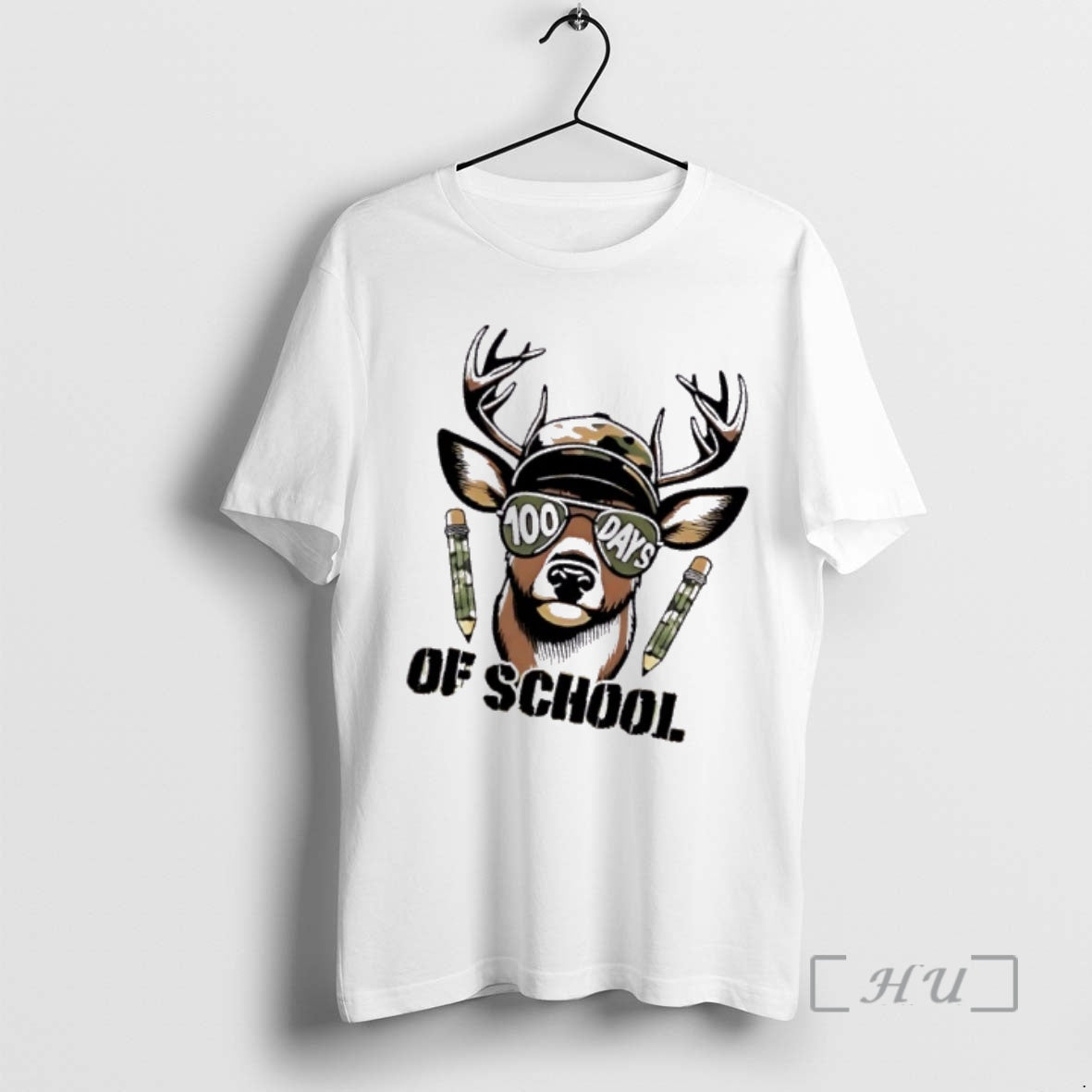 Officials Oh Deer 100 Days Of School Are Here Deer Hunting 100th Day Premium T-Shirts, Hoodie, Sweatshirt | HypeCrazeTee.com