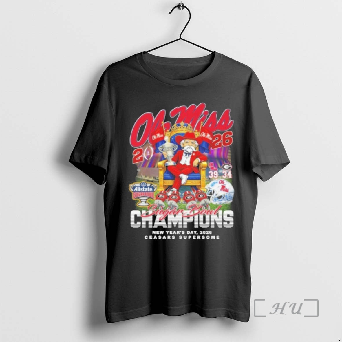 Officials Ole Miss 2025 26 Sugar Bowl Champions New Years Day Caesars Superdome Premium T-Shirts, Hoodie, Sweatshirt