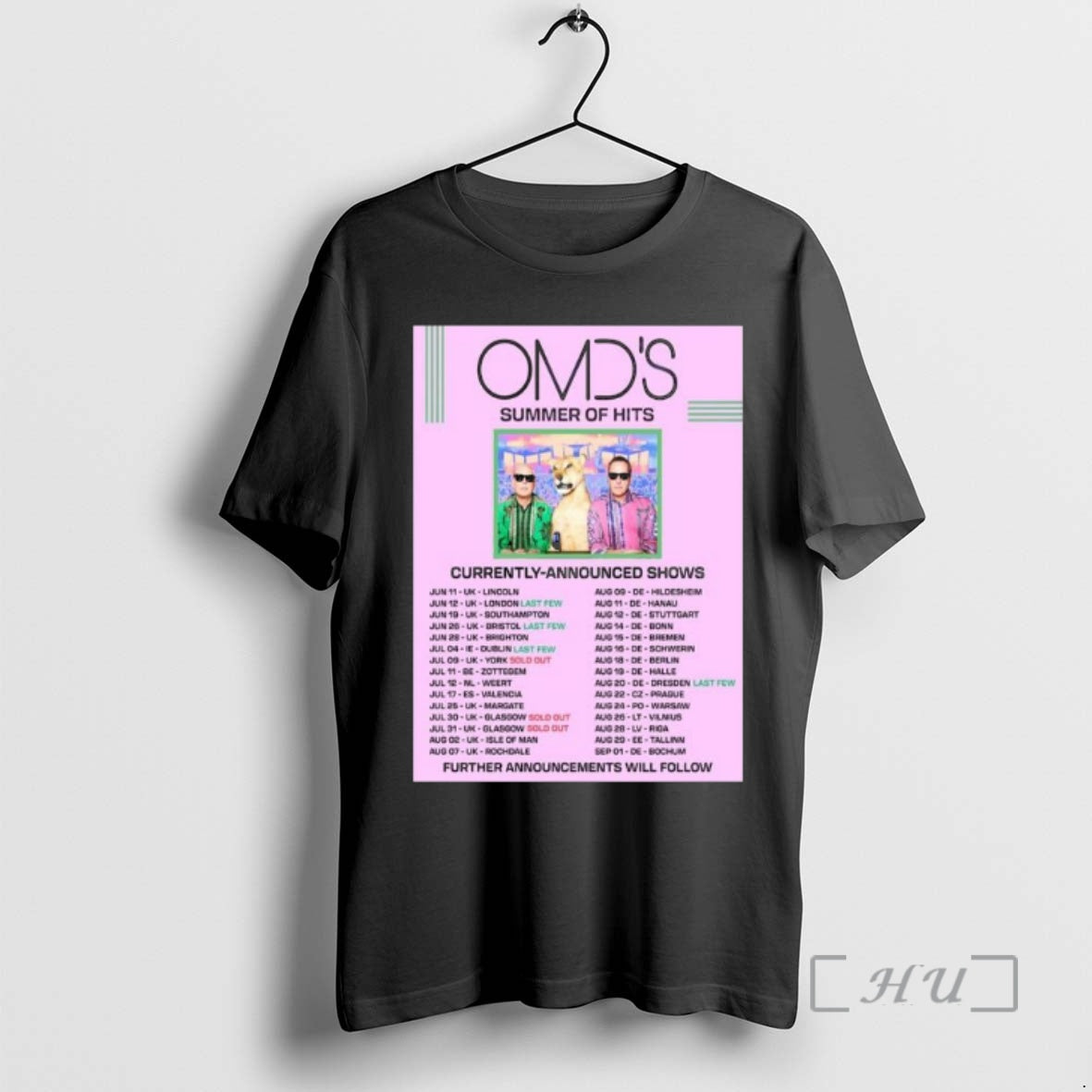 Officials Omd Summer Of Hits Tour 2026 T-Shirts, Hoodie, Sweatshirt | HypeCrazeTee.com
