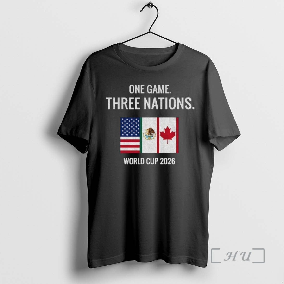Officials One Game Three Nations World Cup 2026 Flag T-Shirts, Hoodie, Sweatshirt | HypeCrazeTee.com
