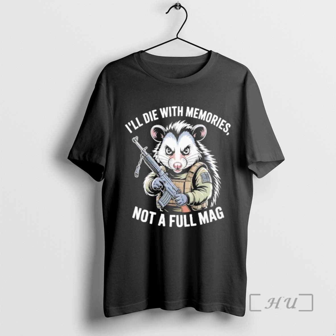 Officials Opossum Ill Die With Memories Not A Full Mag T-Shirts, Hoodie, Sweatshirt | HypeCrazeTee.com