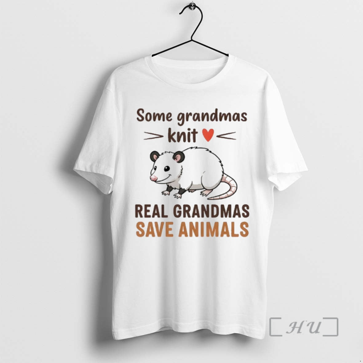 Officials Opossum Some Grandmas Knit Real Grandmas Save Animals T-Shirts, Hoodie, Sweatshirt | HypeCrazeTee.com