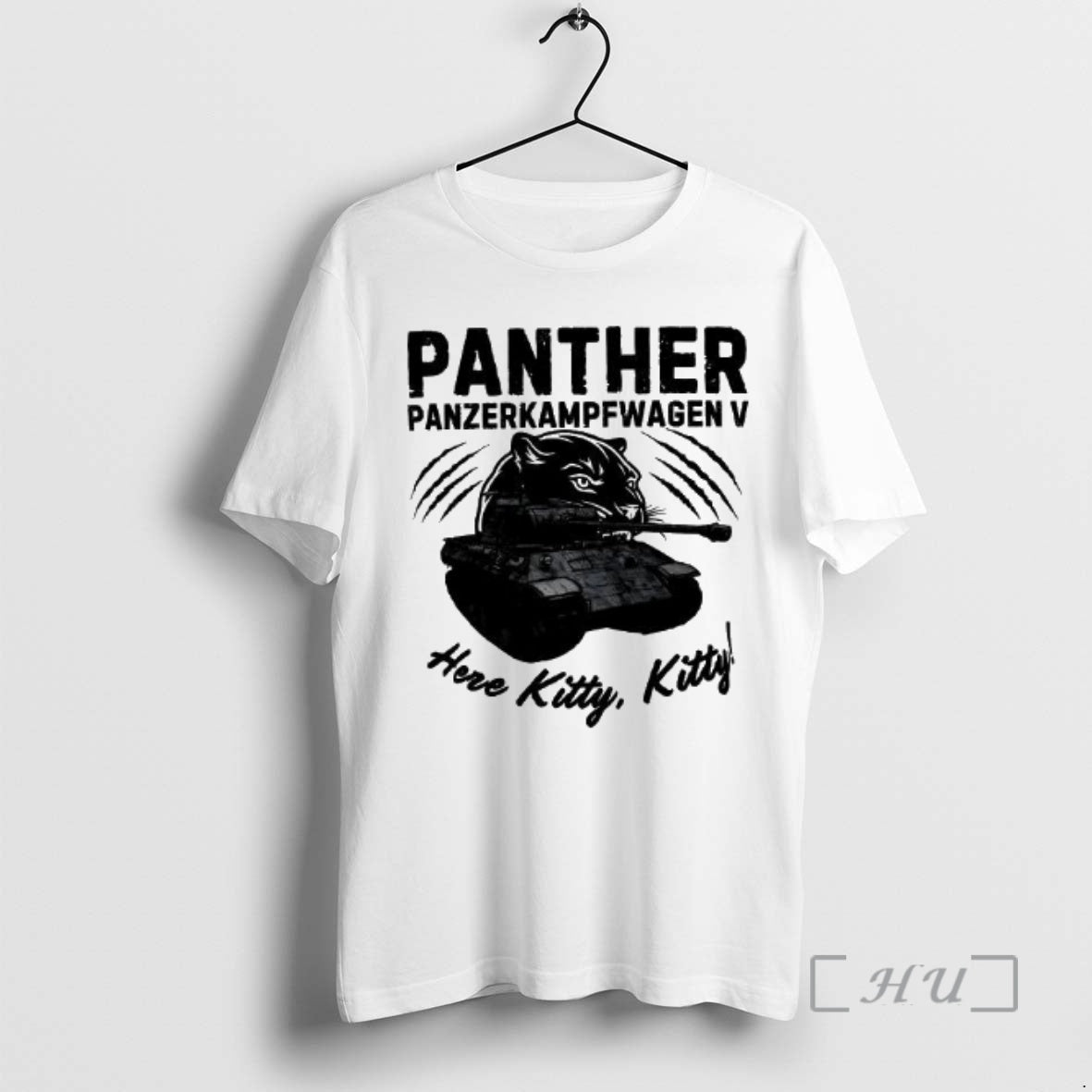 Officials Panzerkampfwagen V Panther Tank Here Kitty Kitty Woman T-Shirts, Hoodie, Sweatshirt | HypeCrazeTee.com