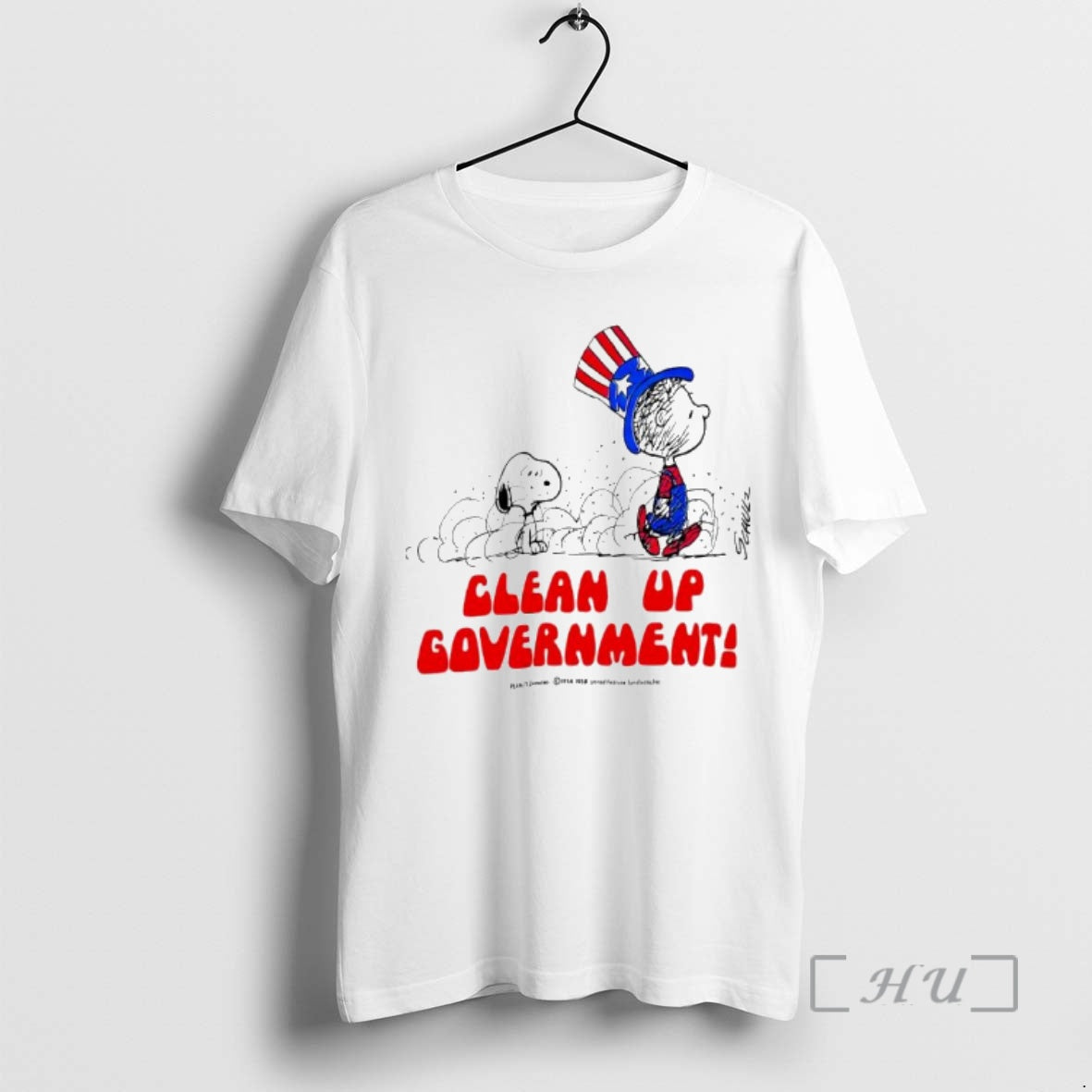 Officials Peanuts Clean Up Government T-Shirts, Hoodie, Sweatshirt | HypeCrazeTee.com