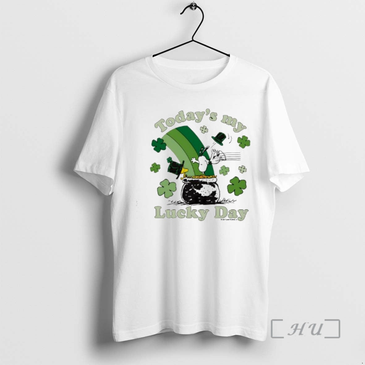 Officials Peanuts Shamrock Todays My Lucky T-Shirts, Hoodie, Sweatshirt | HypeCrazeTee.com